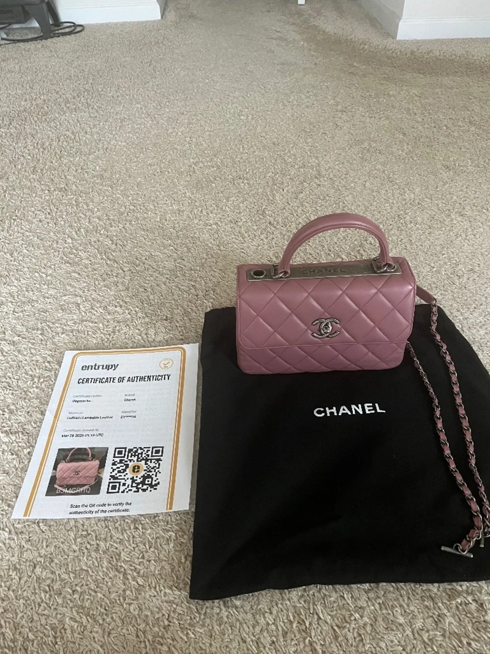 Chanel Quilted Trendy (Pink)